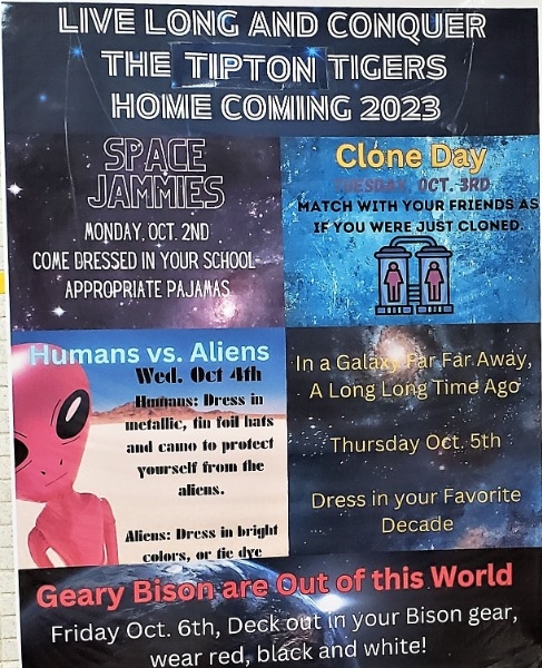 Geary Schools Outer Space Theme of 2023 Homecoming